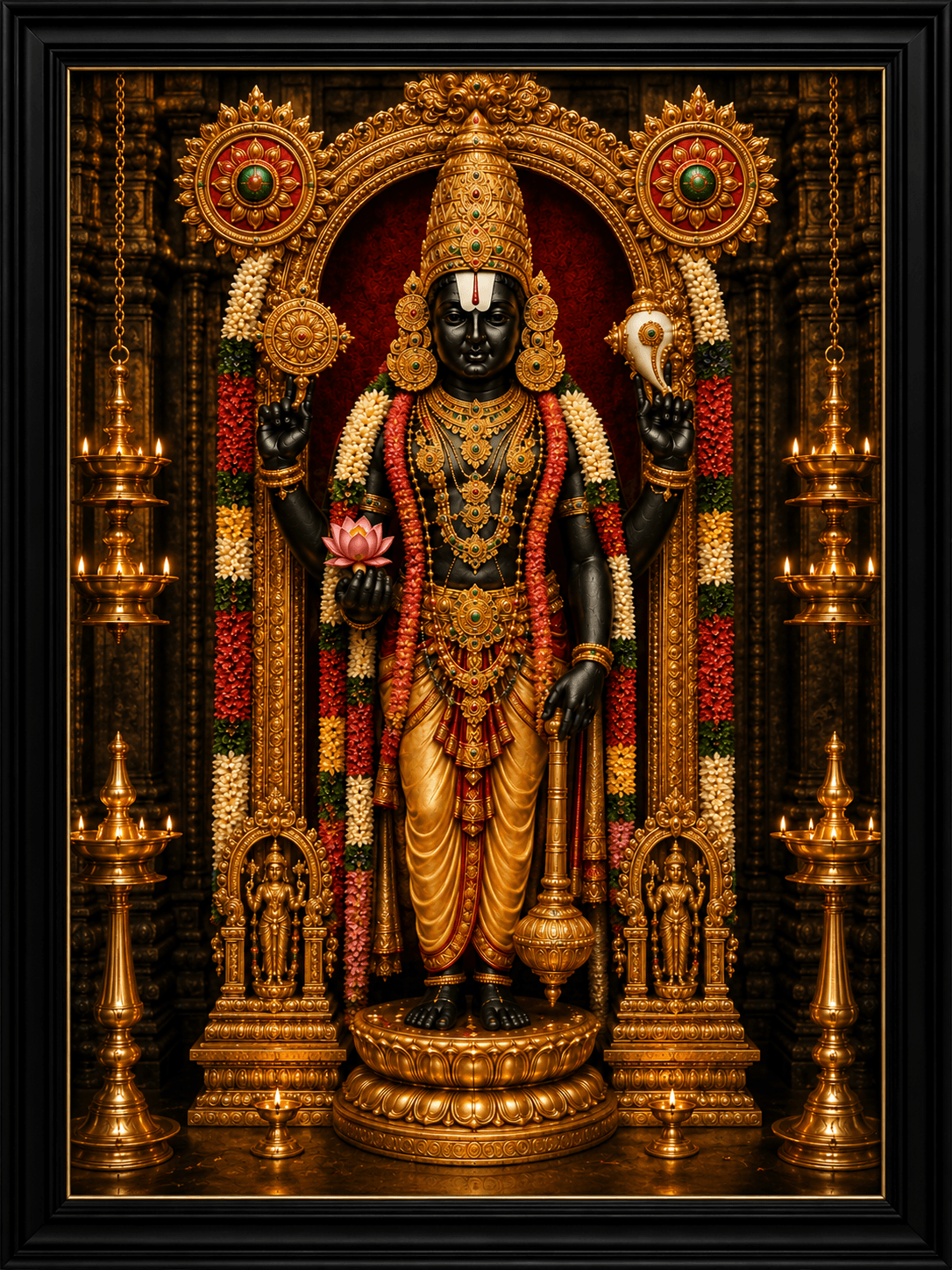 Guruvayurappan Photo Frame A3