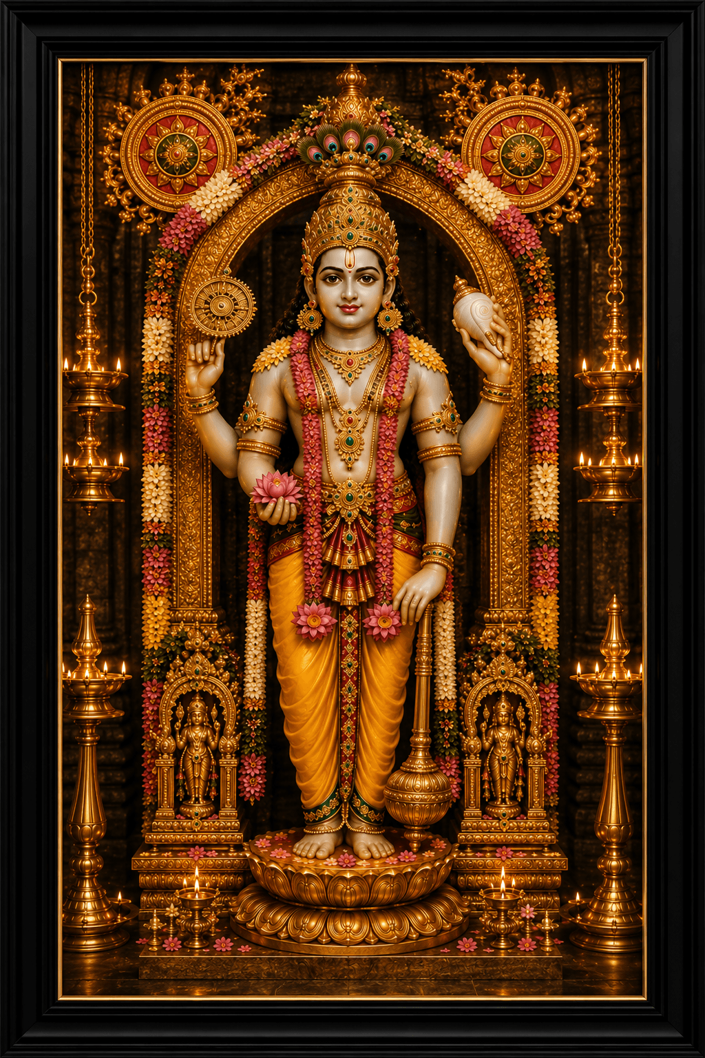 Guruvayurappan Photo Frame A4