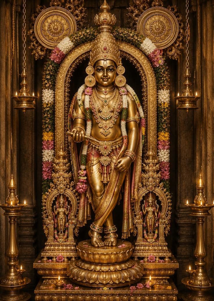 Krishna Photo Frame A3